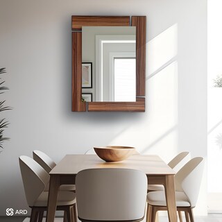 Foto 4 | Foto 4 | Espejo Decorativo de Pared Rectangular de Madera ARD GLG Oak 78x60 cm Diseño Moderno