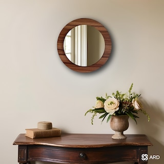 Foto 6 | Foto 6 | Espejo Decorativo de Pared Redondo de Madera ARD GLG Oak 43 cm de Diámetro Diseño Moderno