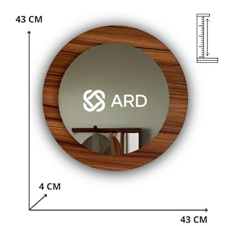 Foto 8 | Foto 8 | Espejo Decorativo de Pared Redondo de Madera ARD GLG Oak 43 cm de Diámetro Diseño Moderno