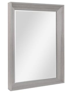 Foto 1 | Foto 1 | Espejo Decorativo Con Marco De Madera Flotante De Transición Gris
