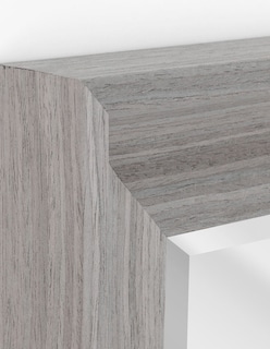 Foto 3 | Foto 3 | Espejo Decorativo Con Marco De Madera Flotante De Transición Gris