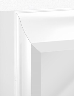 Foto 3 | Foto 3 | Espejo Decorativo Biselado Contemporáneo Con Marco Blanco