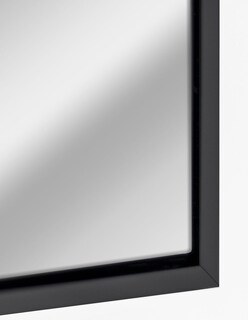 Foto 3 | Foto 3 | Espejo Decorativo Con Marco Negro Brillante De Pared