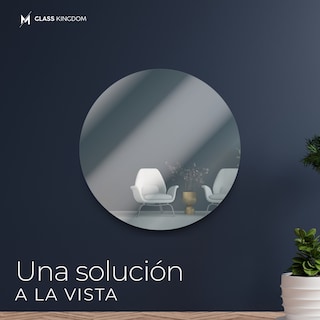 Foto 2 | Foto 2 | Espejo Redondo Sin Marco 60cm Decorativo Pared Baño Comedor