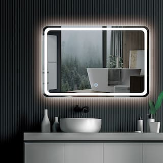 Foto 3 | Foto 3 | Espejo Rectangular Gravita con Luz Led de 60 x 80 cm