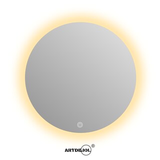 Foto 1 | Foto 1 | Espejo Led Touch Luz Cálida Circular Diámetro 50 cm Imagen Hd