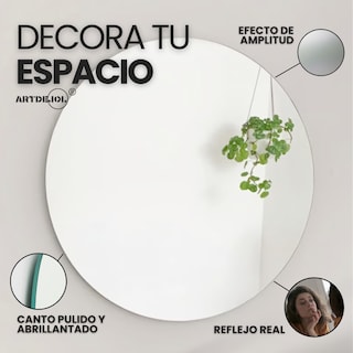 Foto 3 | Foto 3 | Espejo Circular Diámetro 50 Cm Imagen Sin Distorsión