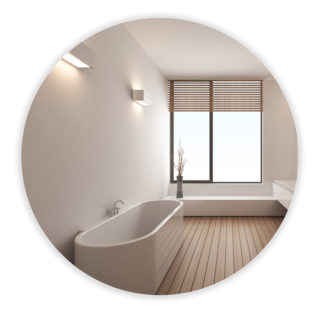 Foto 2 | Foto 2 | Espejo Redondo de Pared 40 cm Canto Pulido