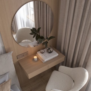 Foto 3 | Foto 3 | Espejo Redondo de Pared 40 cm Canto Pulido