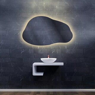 Foto 2 | Foto 2 | Espejo Decorativo Nube 60 X 90 Cms Luz Led Touch