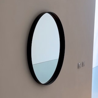 Foto 4 | Foto 4 | Espejo 60 cm Negro Marco de Metal de Pared