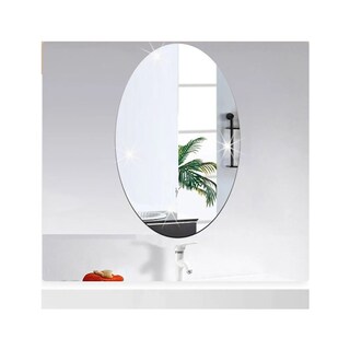 Foto 1 | Foto 1 | Pack De 2 Espejos Adhesivos Decorativos Ovalados De 30 Cm X 20 Cm Living Ha - Venta Internacional.