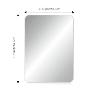 Foto 2 | Foto 2 | Espejo Magnético Bulu Rectangular De Cristal Auténtico, 2 Unidades - Venta Internacional.