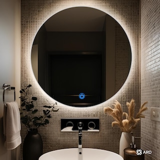 Foto 2 | Foto 2 | Espejo para Baño de Pared con Luz LED Redondo ARD GLG 60 cm 3 Tonos Regulables