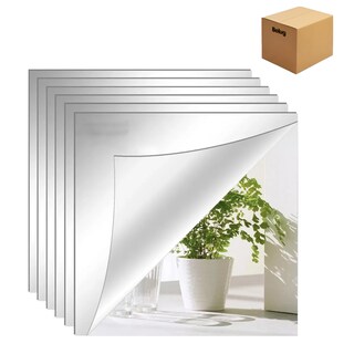 Foto 1 | Foto 1 | Juego De Espejos De Pared Acrílicos Con Pegatina Belug, 40pc Plata