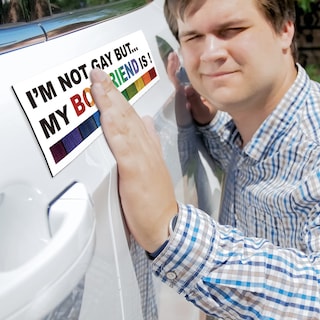 Foto 2 | Foto 2 | Pegatinas Divertidas Para Coche Lgbt De Frienda, 10 Unidades - Venta Internacional.