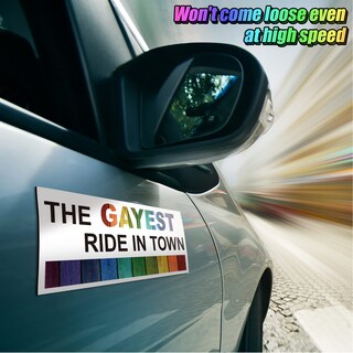 Foto 6 | Foto 6 | Pegatinas Divertidas Para Coche Lgbt De Frienda, 10 Unidades - Venta Internacional.