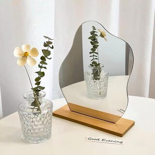 Foto 1 | Foto 1 | Espejo De Mesa Con Forma De Nube Espejo Decoración Estética De Habitación - Venta Internacional.