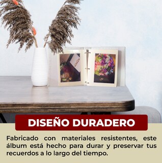 Foto 6 | Foto 6 | Álbum Fotográfico Magnético 100 Páginas con Patrón de Flor