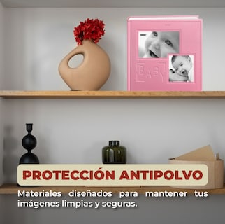 Foto 5 | Foto 5 | Álbum Fotográfico Rosa De Bebé Para 200 Fotos De 10 X 15cm