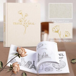 Foto 2 | Foto 2 | Cuaderno Fotográfico De Viaje Lanpn Para Mujer Y Hombre, Color Beige - Venta Internacional.