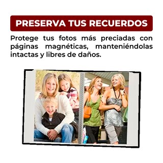 Foto 4 | Foto 4 | Álbum Fotográfico Magnético De 100 Páginas color Negro