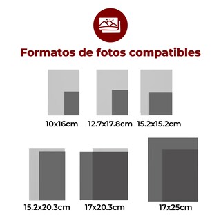 Foto 7 | Foto 7 | Álbum Fotográfico Magnético De 100 Páginas color Negro