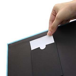 Foto 3 | Foto 3 | Álbum De Fotos Para Álbumes De Recortes, Tapizado En Tela Zincada, 20 X 20 Cm, Color Azul - Venta Internacional.