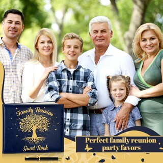Foto 6 | Foto 6 | Libro De Visitas Para Reuniones Familiares, Patelai Con Bolígrafo, 112 Páginas - Venta Internacional.