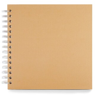 Foto 6 | Foto 6 | Álbum De Recortes Juvale, Tapa Dura, Papel Kraft, 80 Páginas, 8 X 8 Pulgadas - Venta Internacional.