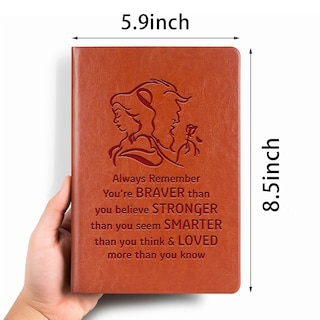 Foto 2 | Foto 2 | Cuaderno Johsbyd La Bella Y La Bestia De Cuero - Venta Internacional.