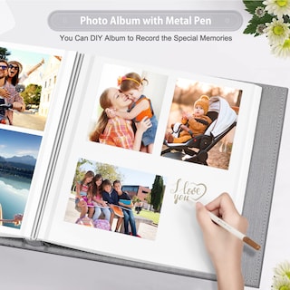 Foto 5 | Foto 5 | Álbum De Fotos Autoadhesivo Fintie Para 3 X 5 X 6, 5 X 7, 6 X 8 X 10 - Venta Internacional.