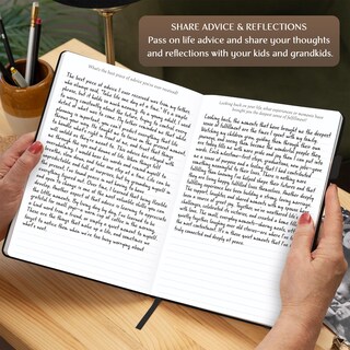 Foto 5 | Foto 5 | Libro De Recuerdos Legend Grandparents Legacy Journal Negro - Venta Internacional.