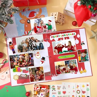 Foto 4 | Foto 4 | Álbum De Fotos Navideño Jetec, 80 Páginas, 32 X 27,5 X 5,5 Cm - Venta Internacional.