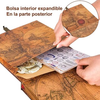Foto 3 | Foto 3 | Album De Fotos Retro Con 150 Paginas Libro De Aventuras Lab.g Marrón