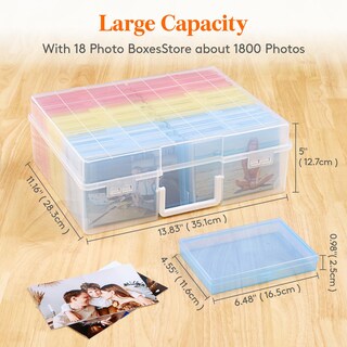 Foto 3 | Foto 3 | Caja De Almacenamiento De Fotos Lifewit  Funda Para Fotos De 4 X 6 Pulgadas  18 Pulgadas  Interior - Venta Internacional.