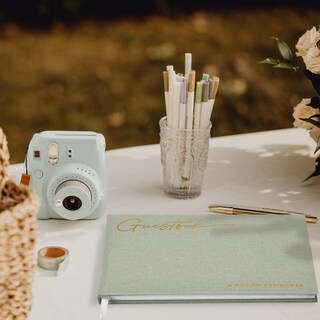 Foto 7 | Foto 7 | Libro De Visitas Para Bodas Zicoto Simply Elegant Con Fotos Polaroid - Venta Internacional.