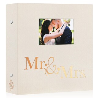 Foto 1 | Foto 1 | Álbum De Fotos De Boda Lanpn 1000 Fotos De 4 X 6 Pulgadas En Lino Beige - Venta Internacional.