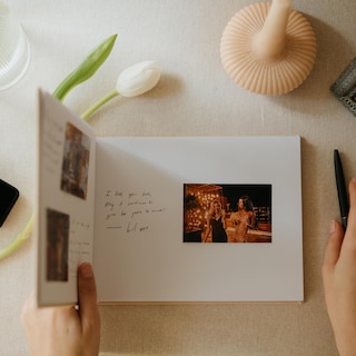 Foto 4 | Foto 4 | Libro De Visitas Para Bodas Zicoto Simply Elegant Con Fotos Polaroid - Venta Internacional.