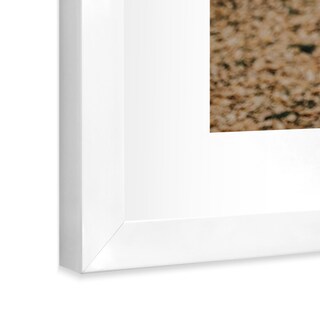 Foto 4 | Foto 4 | Set de 6 Marcos para Fotografías Paspartú Frames Marco Blanco con Cristal
