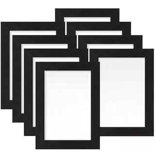 Foto 1 | Foto 1 | Marcos de Fotos Decorativos de 8 Piezas Eo Safe Imports Negro