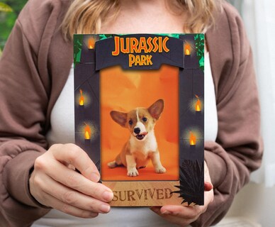 Foto 6 | Foto 6 | Marco De Fotos Silver Buffalo Jurassic Park 4x6 - Venta Internacional.