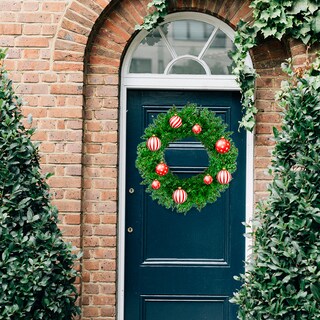 Foto 3 | Foto 3 | Corona Navideña Importadora La Merced color Verde 60 cm