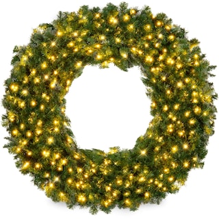 Foto 1 | Foto 1 | Corona Navideña Best Choice Products De 152 Cm Con 300 Luces Led - Venta Internacional.