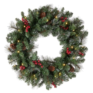 Foto 1 | Foto 1 | Corona De Navidad National Tree Company Crestwood Spruce 24 Cm - Venta Internacional.