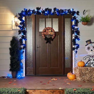 Foto 6 | Foto 6 | Garland Recutms Halloween Fall Arce Con Luces De 1,8 M, 2 Unidades, Azul - Venta Internacional.