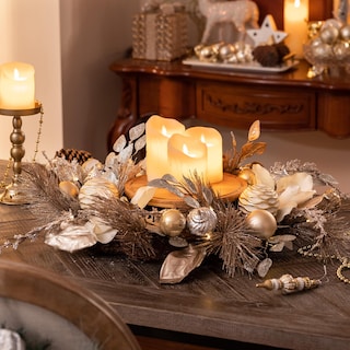 Foto 3 | Foto 3 | Corona Navideña Valery Madelyn De 60 Cm, Preiluminada, Con Luces Y Adornos - Venta Internacional.