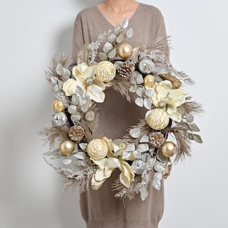 Foto 7 | Foto 7 | Corona Navideña Valery Madelyn De 60 Cm, Preiluminada, Con Luces Y Adornos - Venta Internacional.