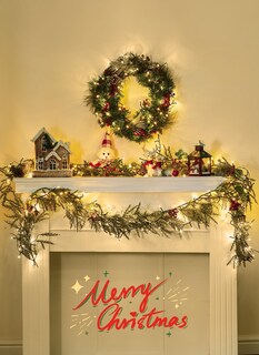 Foto 6 | Foto 6 | Guirnalda Navideña Brightown Preiluminada De 6 Pies Con 20 Luces Led - Venta Internacional.