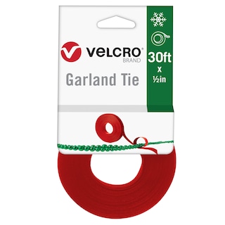 Foto 1 | Foto 1 | Corbatas Con Forma De Guirnalda Marca Velcro Holiday, Rollo De 30 Pies, Rojas - Venta Internacional.
